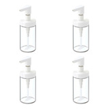 4 Dispensadores De Cristal Para Jabón Líquido 200ml