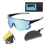 Kit De Gafas De Ciclismo Y Lentes Deportivos Polarizados