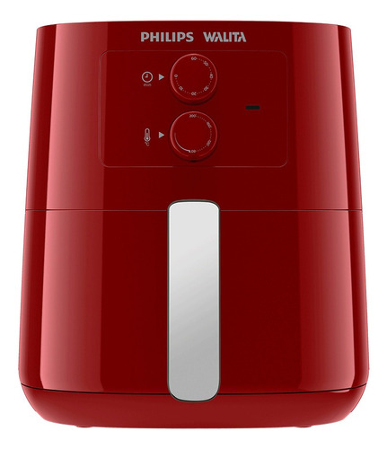 Fritadeira Elétrica Airfryer Philips Walita Vermelha 1400w 