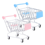 Carrito De Compras Para Niños Shopping Cart Toys, 2 Unidades