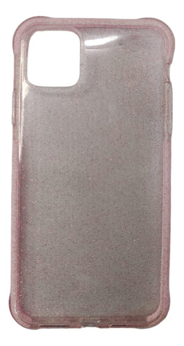 Capa Capinha Para iPhone 11 Pro Max Anti Impact Pink Glitter