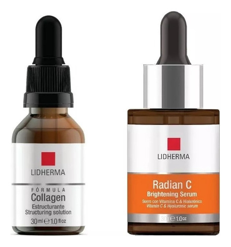 Radian C Brightening Serum + Fórmula Collagen  Lidherma 