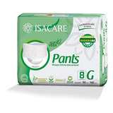 Fralda Calça Roupa Intima Geriátrica G C/8 Isacare