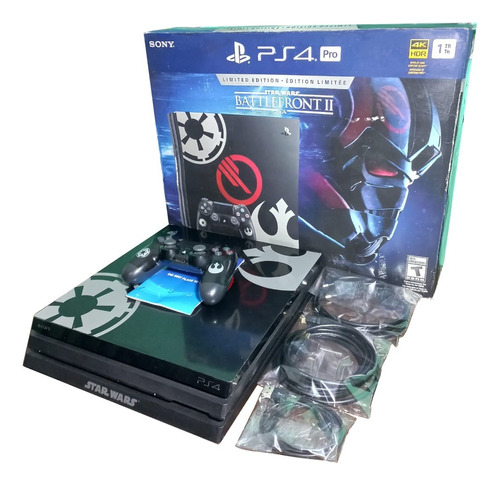 Playstation 4 Pro - 1tb - Star Wars Battlefront 2 - Edição De Colecionador - Usado/excelente Estado