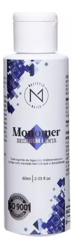 Monomer Líquido 60ml - Majestic Nails - Profissional