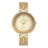 Relógio Technos Feminino Ref: 2035myk/1d Bracelete Dourado