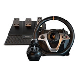 Volante Krom K-wheel Pro Pc Multi Plataforma, Usb 