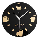 Nuevo Reloj De Pared Con Espejo Redondo 3d Para Taza De Café