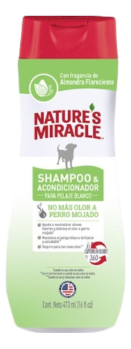 Nature´s Miracle® Shampoo Blanqueador Control Olores Perros