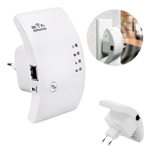 Repetidor Amplificador De Sinal Wifi 600mbps Botao Wps