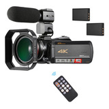 Pantalla Táctil 4k Uhd 24mp Wifi Digital Video Camcorder
