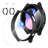 Suoman 2 + 2 Pack Para Samsung Galaxy Watch 5/4 40mm Caso + 