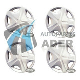 Juego X 4 Tazas Ford Ka 1997 Rodado 13 + Logo