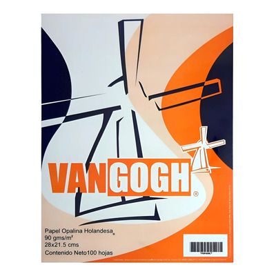Papel Opalina Carta Van Gogh 90g Paquete 100 Hojas Blancas Mate | MercadoLibre