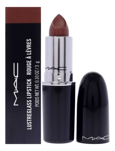 Lápiz Labial Mac Lustreglass 543 Posh Pit Con Acabado Transp