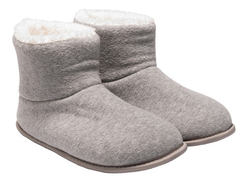 Pantufa Infantil Menina Peluciada Internamente Bota De Frio