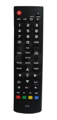 Control Remoto De Lcd/led Compatible Con LG (514)