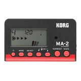 Korg Ma-2 - Metronomo Compacto Color Rojo