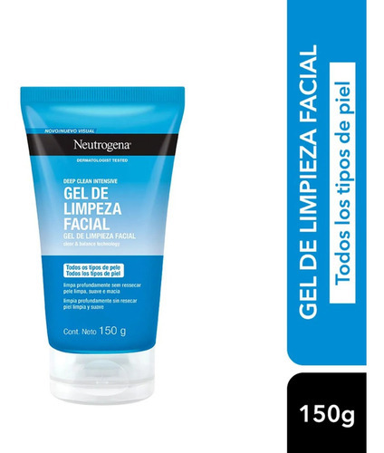 Neutrogena Deep Clean Gel Limpiador Facial X 150grs 