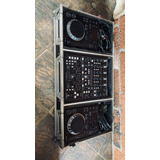 X2 Pioneer Cdj 350 Con Behringer Mixer Y Estuche