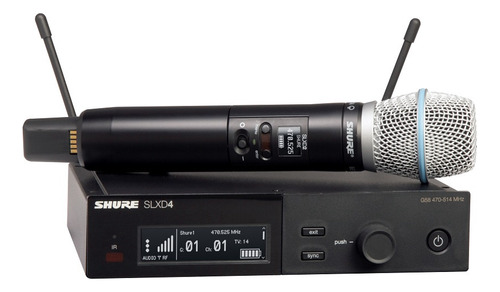 Microfone Sem Fio Shure Slx-d24/b87a-g58