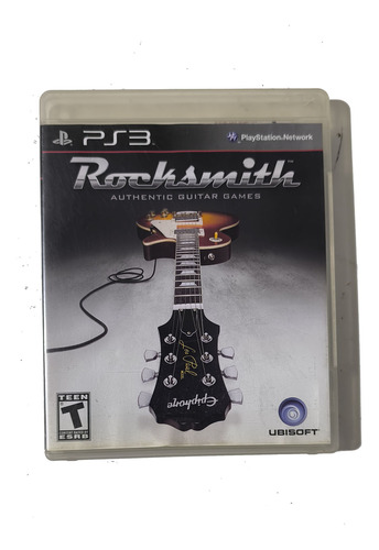 Juego Ps3 Fisico Rocksimth Authentic Guitar Games