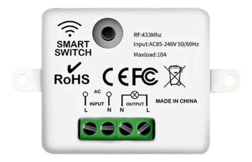 Interruptor Rf 433 Mhz Sem Fio Rf Para Controle Remoto - Nf