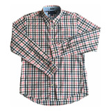 Camisa Tommy Hilfiger Hombre Manga Larga Talla M Cth273