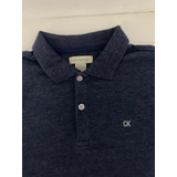 Polo Manga Curta Menino Premium Calvin Klein Jeans Masculina