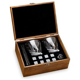 Whisky Stones Y Whisky Glass Set De Regalo En Caja 8 Granito