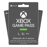 Xbox Game Pass Ultimate 6 Meses + 3 Meses De Regalo