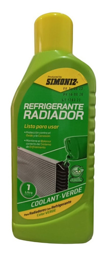 Liquido Aditivo Refrigerante Radiador Oxido Corrosión Simoni