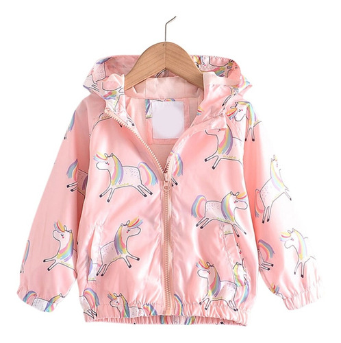 Rompevientos Con Diseño De Unicornio Para Niñas