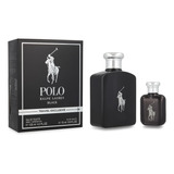 Set Polo Black 2pzs - Caballero