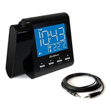 Reloj Despertador Con Radio Am/fm, Doble Alarma, Color Negro