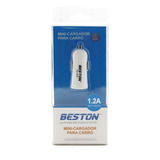 Mini Cargador De Carro Puerto Usb Sencillo 1,2a 5v Beston