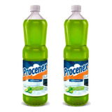 Limpia Piso Liquido Aroma Lima 900ml Procenex Pack X2u