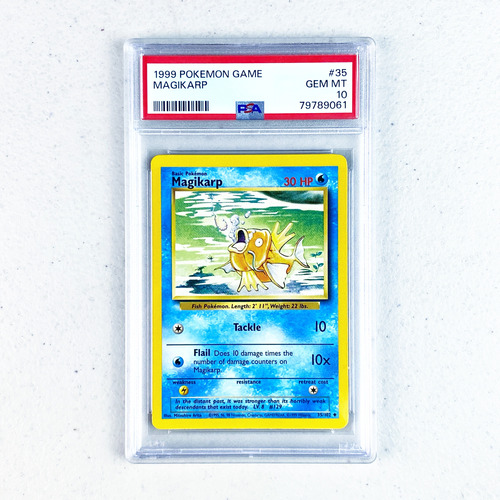 Psa 10 1999 Magikarp Base Set Cartas Pokemon Tcg Psa