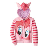 Sudadera Con Capucha Rainbow Pony Para Niñas