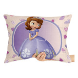 2 Capas Para Travesseiro Princesa Sofia Corações Desenho