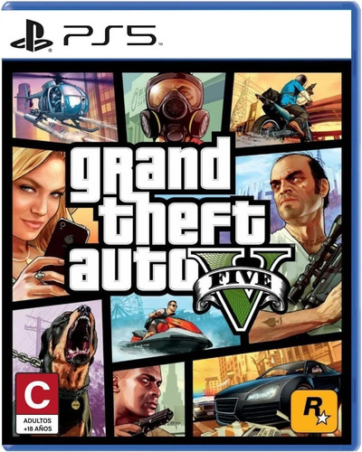 Gta Grand Theft Auto V Standard Edition  Físico - Ps5