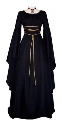 Vestido Vintage Para Mujer Vestido Medieval De Halloween A
