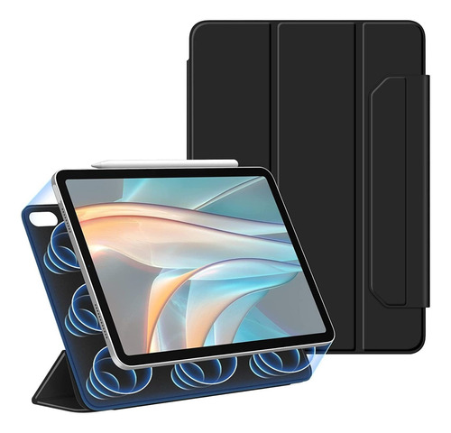 Funda Magnetico Para iPad Air 5th Y 4th Gen 10.9  Negro 