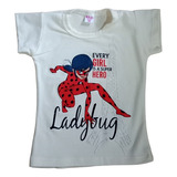 Combo De Camisa Ladybug + Legging Niña Talla 4