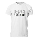 Camiseta Camisa Estampada Gamer Free Fire Jogo App 2