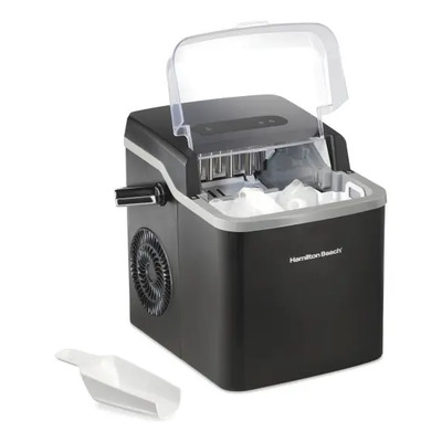 Máquina De Hielo Hamilton Beach Portátil 11.8kg/día Negro