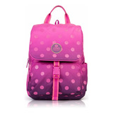 Mochila Samsonite Xtrem Flap 024 Fuchsia Dots