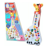 Brinquedo Guitarra De Animais Musical Infantil Bebê Som Luz