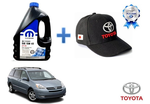 Garrafa Aceite Mopar + Gorra Toyota Sienna 2004 A 2010