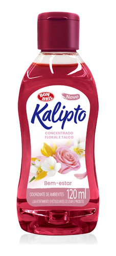 Odorizante Concentrado Floral Talco Kalipto Bombril 120ml